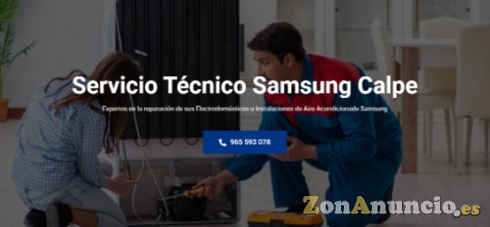 Servicio Técnico Samsung Calpe 965217105